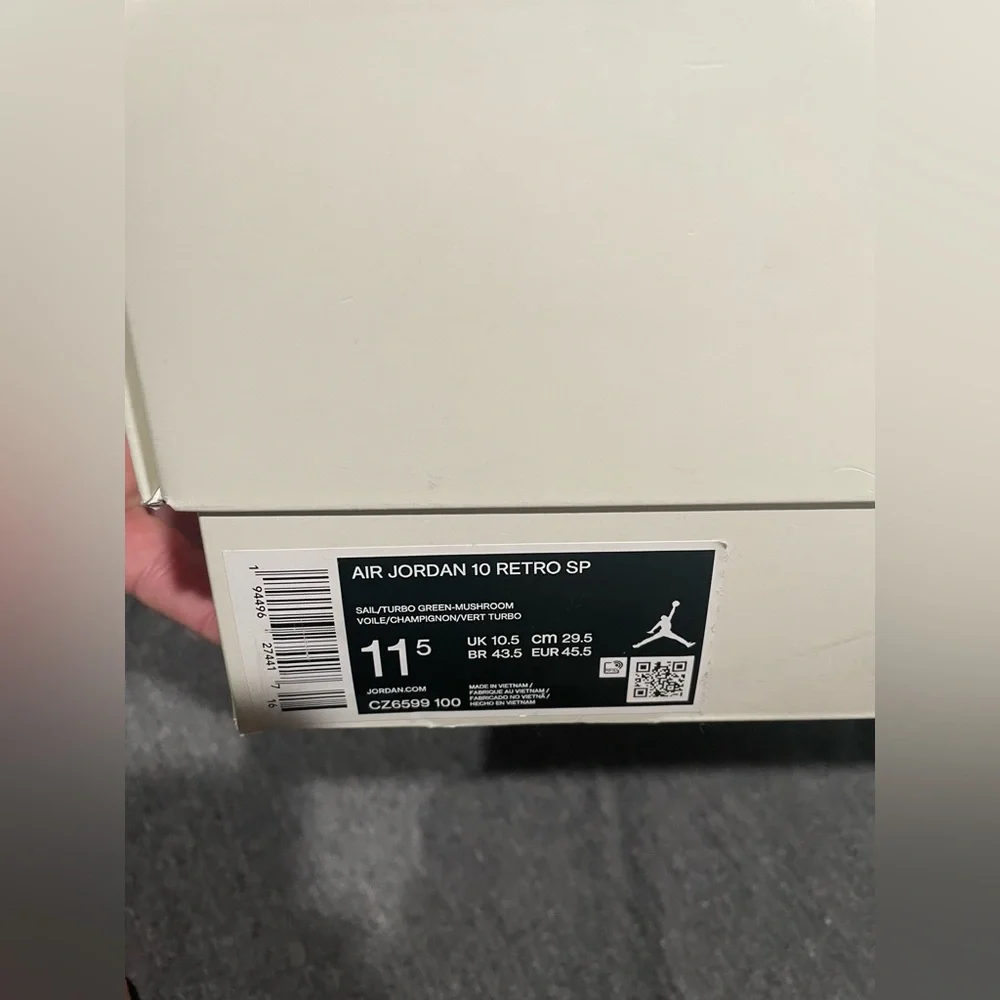 Air Jordan 10 Solefly Size 11.5 - Picture 10 of 11